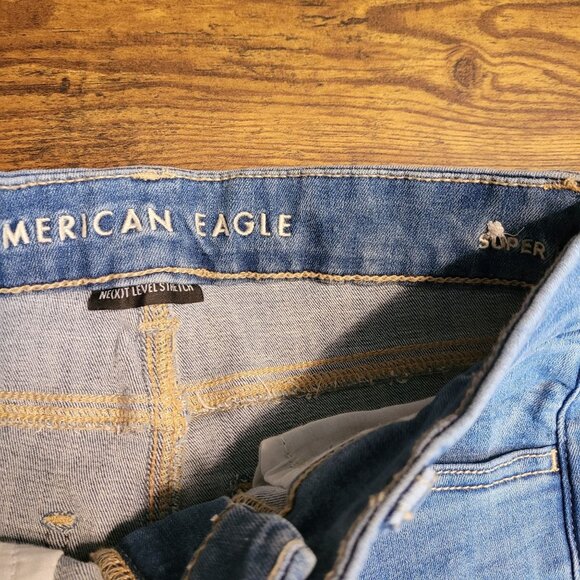 American Eagle Jeans 2 R Crop Jegging Curvy Super Hi Rise Next Level Stretch - Picture 4 of 11